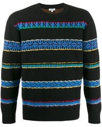 KENZO - Peruvian Stripes Crew Neck Sweater - Lyst
