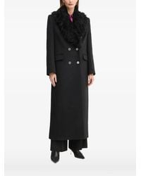 Versace Jeans Couture - Double-Breasted Coat - Lyst