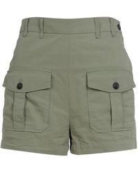 Philippe Model - Buttoned Cargo-Pockets Shorts - Lyst