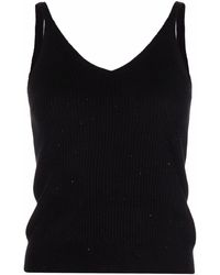 Max & Moi - Sleeveless Knitted Top - Lyst