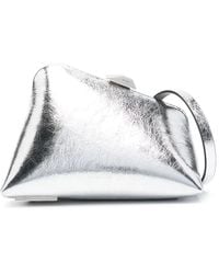 The Attico - Mini Midnight Leather Clutch Bag - Lyst