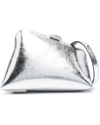 The Attico - Mini Midnight Leather Clutch Bag - Lyst