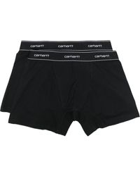 Carhartt WIP Twee Boxershorts Met Logoband - Zwart