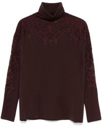 Ermanno Scervino - Lace-Detail Sweater - Lyst