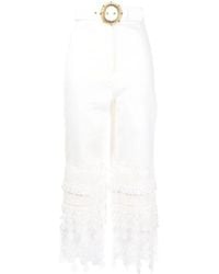 Zimmermann - High Waist Broek - Lyst