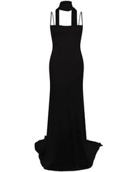 DSquared² - Halterneck Jersey Maxi Dress - Lyst