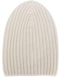 Barrie - Ribbed-Knit Cashmere Beanie - Lyst