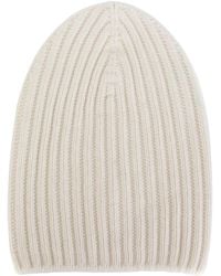 Barrie - Ribbed-Knit Cashmere Beanie - Lyst