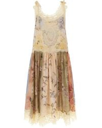 Zimmermann - Kleid mit Spitzenbesatz - Lyst