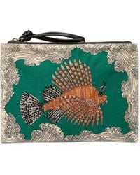 Inoui Edition - Poseidon Embroidered Clutch Bag - Lyst