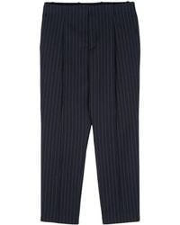 Maison Kitsuné - Pantalones ajustados a rayas diplomáticas - Lyst