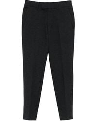 KARL LAGERFELD - Side-Pockets Textured Trousers - Lyst