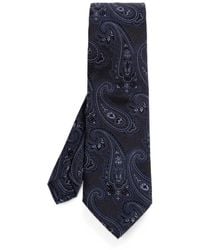 Etro - Paisley-Print Silk Tie - Lyst