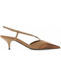 Miu Miu - Escarpins Pointus À Bride Arrière - Lyst