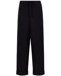 The Row - Delano Drawstring-Waist Trousers - Lyst