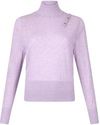 Liu Jo - Trui Met Hoge Hals En Uitgesneden Details - Lyst