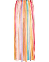 Missoni - Striped Midi Skirt - Lyst