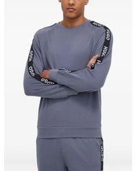 HUGO - Logo-Tape Sweatshirt - Lyst
