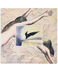 Lemaire - X Roland Topor La Nuit 1972 Silk Scarf - Lyst
