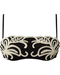 Twinset - Top de bikini con apliques de strass - Lyst