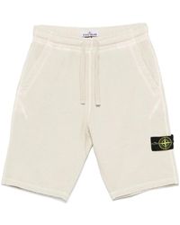 Stone Island - Joggingshorts aus Jersey - Lyst