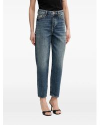 ARMANI EXCHANGE - Faded-Effect Jeans - Lyst