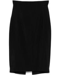 Mugler - Pencil Midi Skirt - Lyst