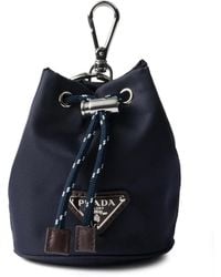 Prada - Speedrock Re-Nylon Keychain Charm - Lyst