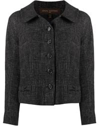 Louis Vuitton Jacke mit Knöpfen - Grau