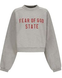 Fear Of God - Crew-Neck Fleece Sweatshirt - Lyst
