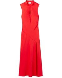 Claudie Pierlot - Jurk Met Ruches En Uitgesneden Details - Lyst