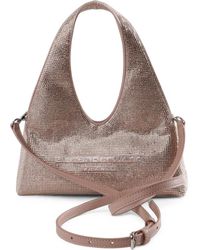 Alexander Wang - Crystal-Embellished Logo-Patch Shoulder Bag - Lyst