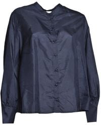 Momoní - Button-Up Band-Collar Shirt - Lyst