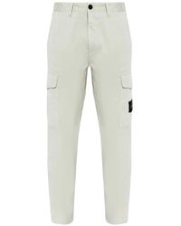 Stone Island - Cargo Broek Met Patch - Lyst
