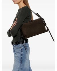 Yuzefi - Bento Suede Shoulder Bag - Lyst