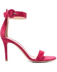 Gianvito Rossi - Buckle-Fastening Sandals - Lyst