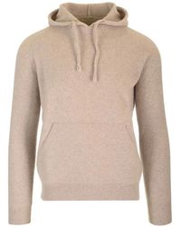 Al Duca d'Aosta - Wool Pouch-Pocket Hoodie - Lyst