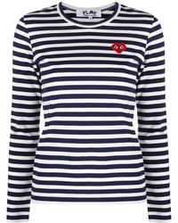 COMME DES GARÇONS PLAY - ボーダー ロングtシャツ - Lyst