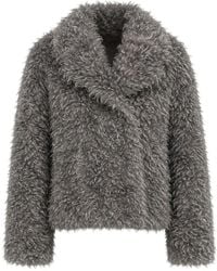 MEIMEIJ - Faux-Fur Shawl-Lapel Coat - Lyst