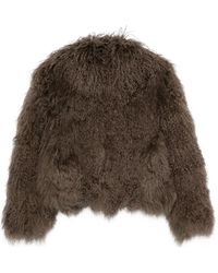Martha Louis - Shearling-Effect Jacket - Lyst