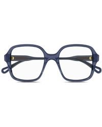 Chloé - Brille Mit Oversized-Gestell - Lyst