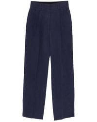 Blazé Milano - Savannah Pleated Straight-Leg Trousers - Lyst