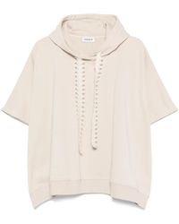 Dondup - Felpa Con Ricamo E Cappuccio - Lyst