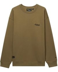 Alpha Industries - Embroidered-Logo Crew-Neck Sweatshirt - Lyst