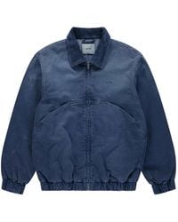Arte' - Arc Corduroy-Collar Denim Jacket - Lyst