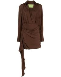 GAUGE81 - Gravia Minikleid Aus Seide - Lyst