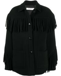 Philosophy Di Lorenzo Serafini Shirtjack Met Franje - Zwart