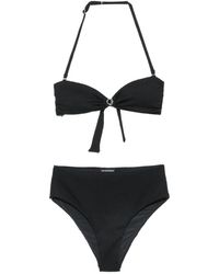 Emporio Armani - Logo-Plaque Bikini - Lyst