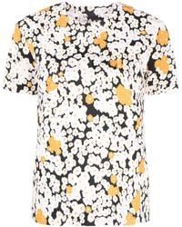 Lanvin - Overprinted Cotton T-Shirt - Lyst