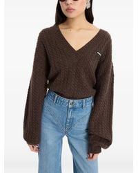 ROTATE BIRGER CHRISTENSEN - Pull En Maille Torsadée - Lyst